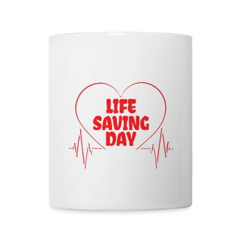 Lifesaver life saving first aid hospital - Mug - white - Front