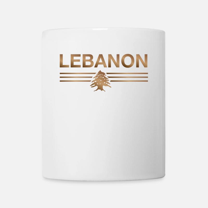 Liban Beyrouth Libanais Libanais Libanais LBN - Mug blanc - blanc