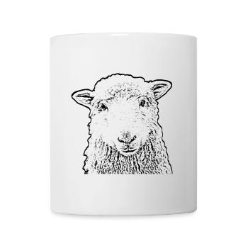 mouton - Mug blanc - blanc - Devant