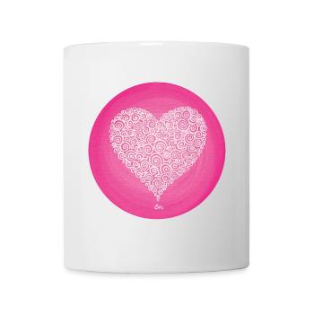 Herz des SeelenFriedens - Sonja Ariel von Staden - Tasse - Weiß - Vorne