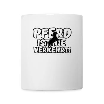 Pferd Reiten Reiter Tier Sprüche - Tasse - Weiß - Vorne