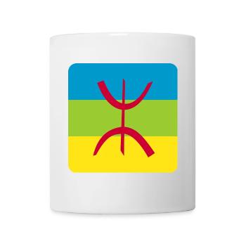 berber flagge aufkleber amazigh ref - Tasse - Weiß - Vorne
