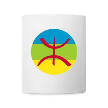 Aufkleber Berber Flagge Roundel Amazon - Tasse - Weiß - Vorne
