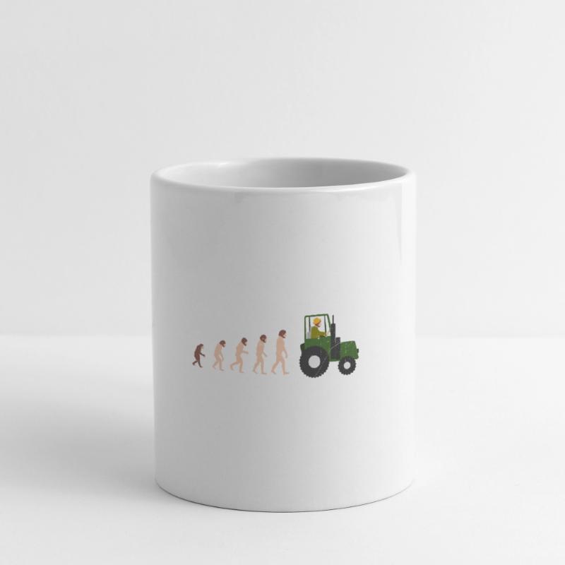 Evolution Bauer Drôle idée de cadeau Mug blanc