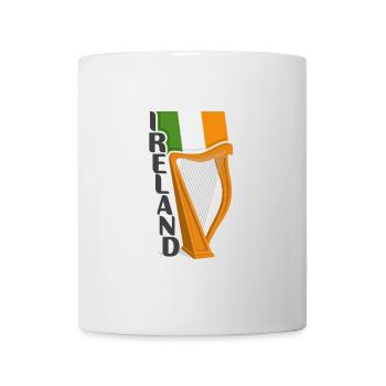 Irland Souvenir Wahrzeichen, Irland Flagge Reisen - Tasse - Weiß - Vorne