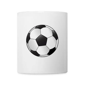 Fußball - Tasse - Weiß - Vorne