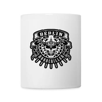 Berlin Skull Hoodchiller - Mug - white - Front