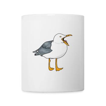 Möwe - Seagull - Tasse - Weiß - Vorne
