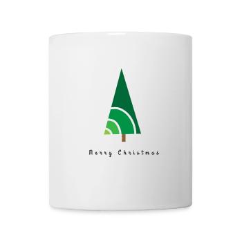 Frohe Weihnachten, Frohe Weihnachten, Frohe Weihnachten - Tasse - Weiß - Vorne