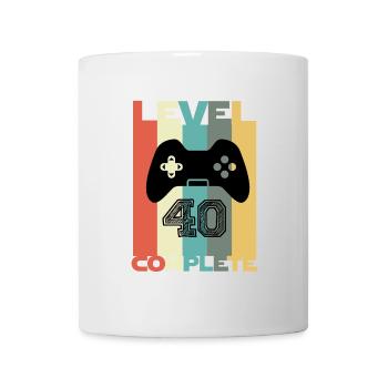 40th Anniversary Retro Gamer Level 40 Completed - Mug - white - Front