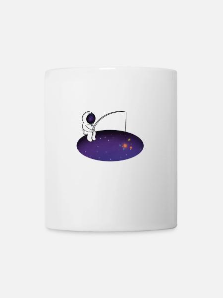 space fisherman - Mug - white