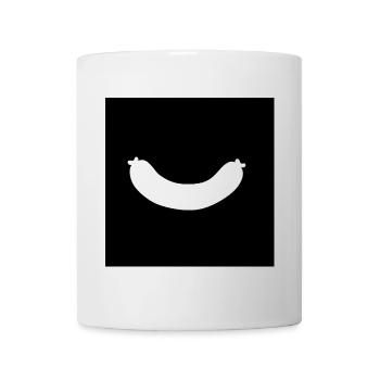 Wurst - Tasse - Weiß - Vorne