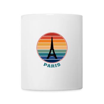 Paris Landmark Silhouette France Travel Souvenir - Mug - white - Front