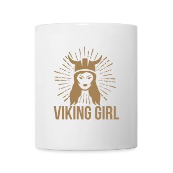 Viking Girl Shieldmaiden Petit cadeau Viking - Mug blanc - blanc - Devant