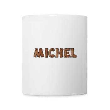 Michel Männer Name - Tasse - Weiß - Vorne