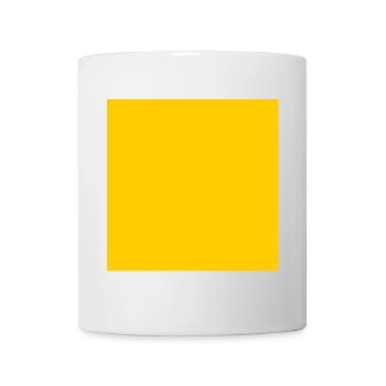 texture d’arrière-plan jaune personnaliser le modèle - Mug blanc - blanc - Devant