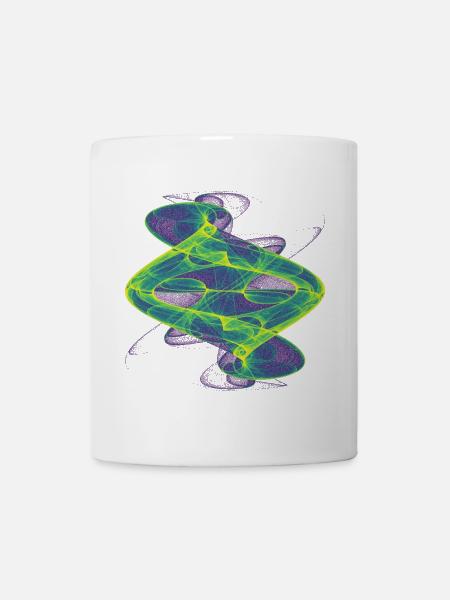 Watercolor art graphic painting picture chaos 6552vir - Mug - white