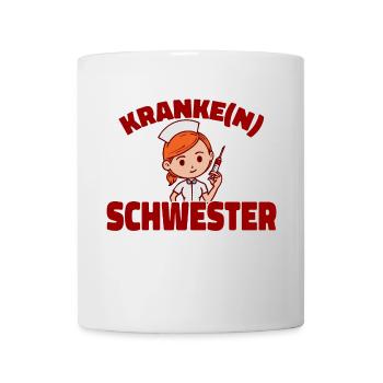 Krankenschwester Lustig Pflegerin Sozialarbeiter - Tasse - Weiß - Vorne