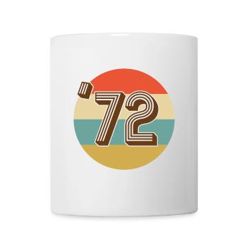1972 Vintage Jahrgang - Tasse - Weiß - Vorne