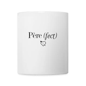 Père(fect) – Le t-shirt parfait pour papa - Mug blanc - blanc - Devant