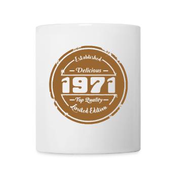 1971 Limited Edition delicious rund - Mug blanc - blanc - Devant