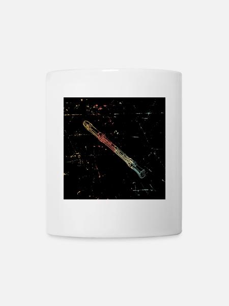 Flöte Gesichtsmaske - Tasse - Weiß
