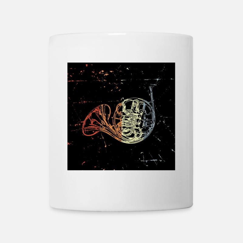 Waldhorn - Tasse - Weiß