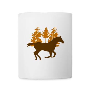 horse - Mug - white - Front