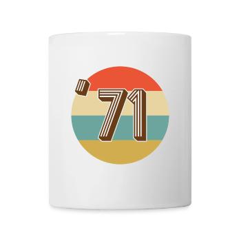 1971 Vintage Jahrgang - Tasse - Weiß - Vorne