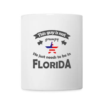Floride USA - Mug blanc - blanc - Devant