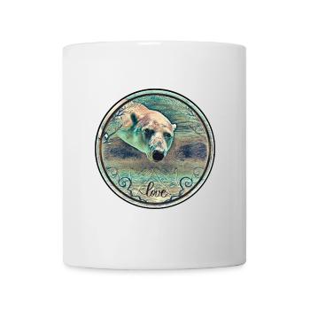 Polar bear underwater - Mug - white - Front