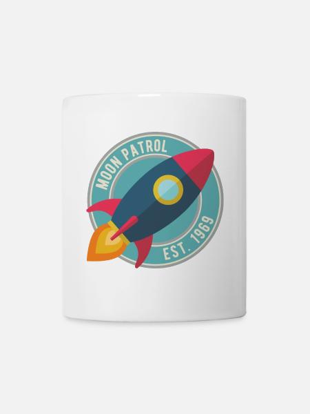 Rakete Moon Patrol Rocket - Mug - white