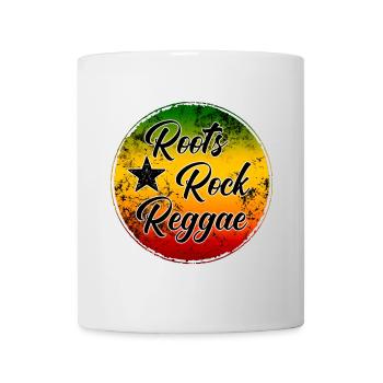 Roots Rock Reggae - Music Style Illustration - Mug - white - Front