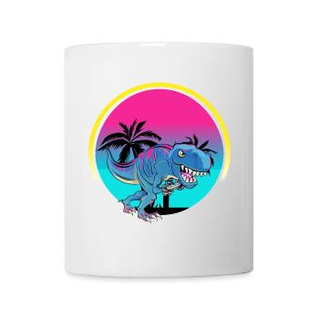 Gamer Gaming T Rex - Mug - white - Front
