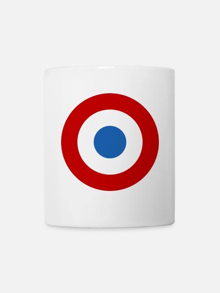 autocollant air force roundel France armée de l’air - Mug blanc - blanc