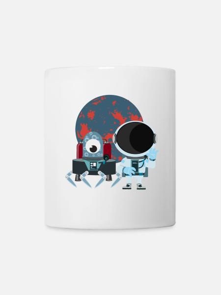 Raumfahrt mit Astronaut - Tasse - Weiß
