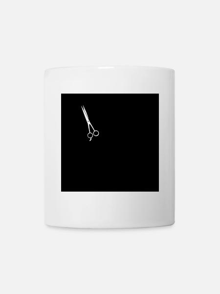 Friseur Schere - Tasse - Weiß