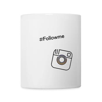 #Followme - Tasse - Weiß - Vorne