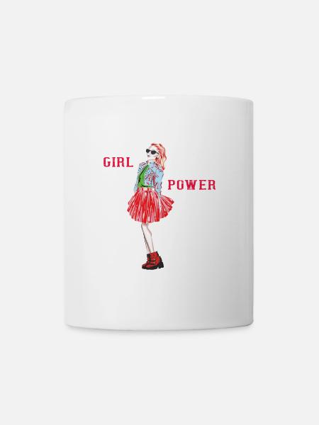 Girl Power Girl Power Power Girl Gift - Mug - white