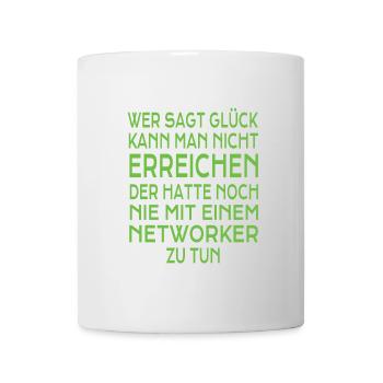 Network Marketing Geschenk - Tasse - Weiß - Vorne