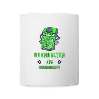 Buchhalter aus Leidenschaft Design / Geschenk - Tasse - Weiß - Vorne
