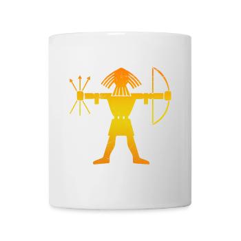 Wikinger-Symbol Ullr Gott des Bogenschießens Gift - Tasse - Weiß - Vorne