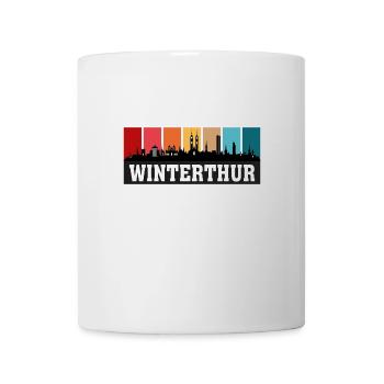 Winterthur Schweiz Reise Souvenir Skyline - Tasse - Weiß - Vorne