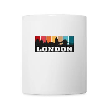 Londres Angleterre Voyage Skyline Souvenir Silhouette - Mug blanc - blanc - Devant