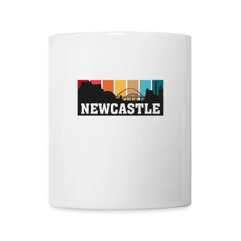 Newcastle England Travel Souvenir Skyline Landmark - Mug - white - Front