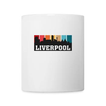 Liverpool Angleterre Voyage Souvenir Skyline Landmark - Mug blanc - blanc - Devant