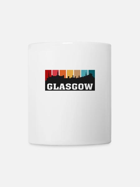 Glasgow Ecosse Voyage Skyline Souvenir Landmark - Mug blanc - blanc