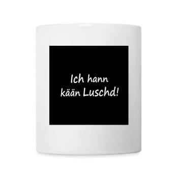 Saarländisch Dialekt Saarland Saar Geschenk lustig - Tasse - Weiß - Vorne