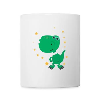 Space animals space dinosaur kids gift - Mug - white - Front