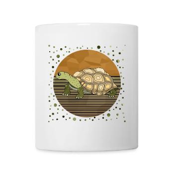 Tortue - Mug blanc - blanc - Devant